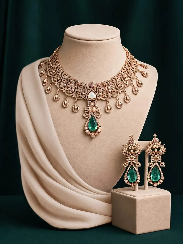 bage color necklace